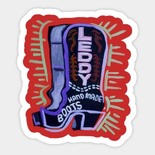 Leddy's Boots Sticker